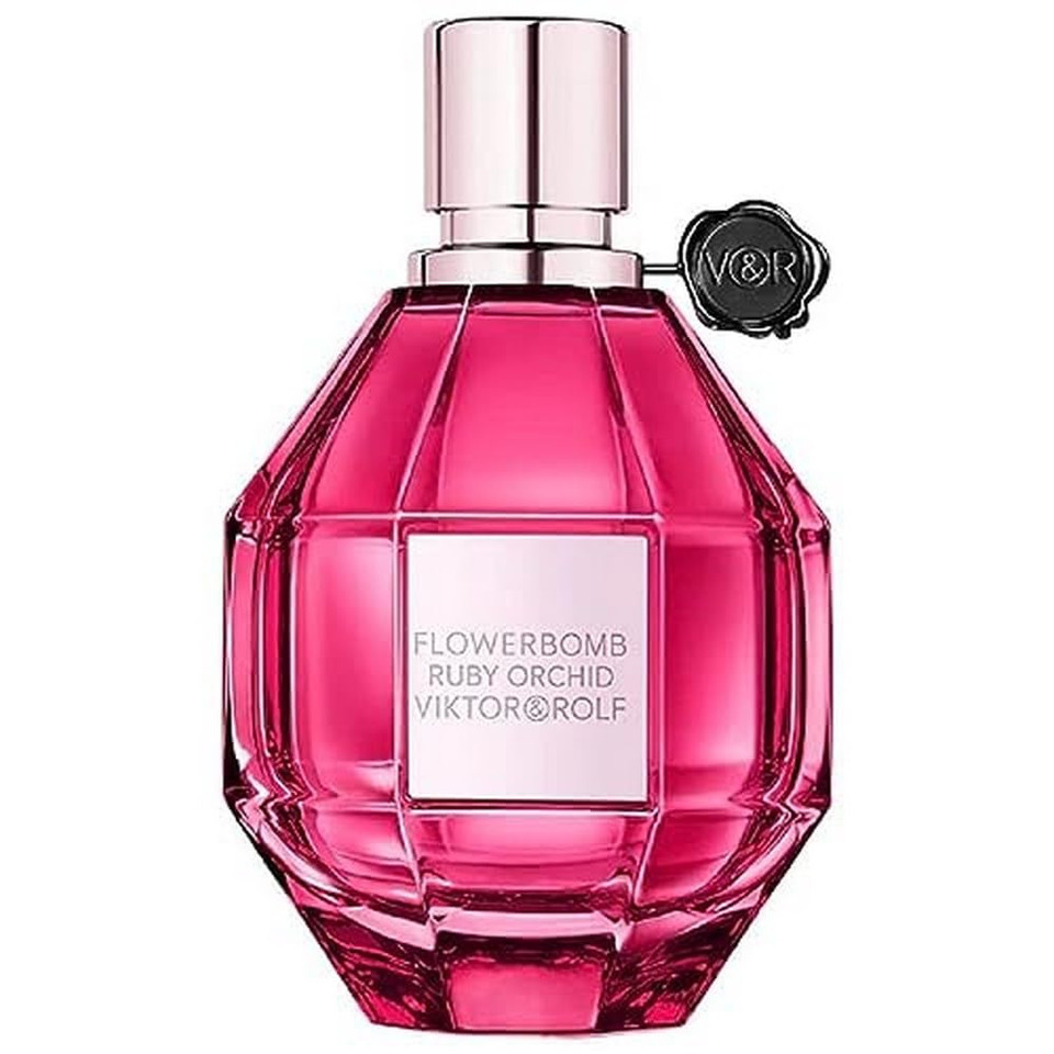 Viktor & Rolf Flowerbomb Ruby Orchid For Women Eau De Parfum Spray, 3.4 Ounce