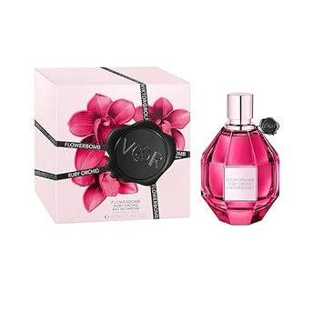 Viktor & Rolf Flowerbomb Ruby Orchid For Women Eau De Parfum Spray, 3.4 Ounce
