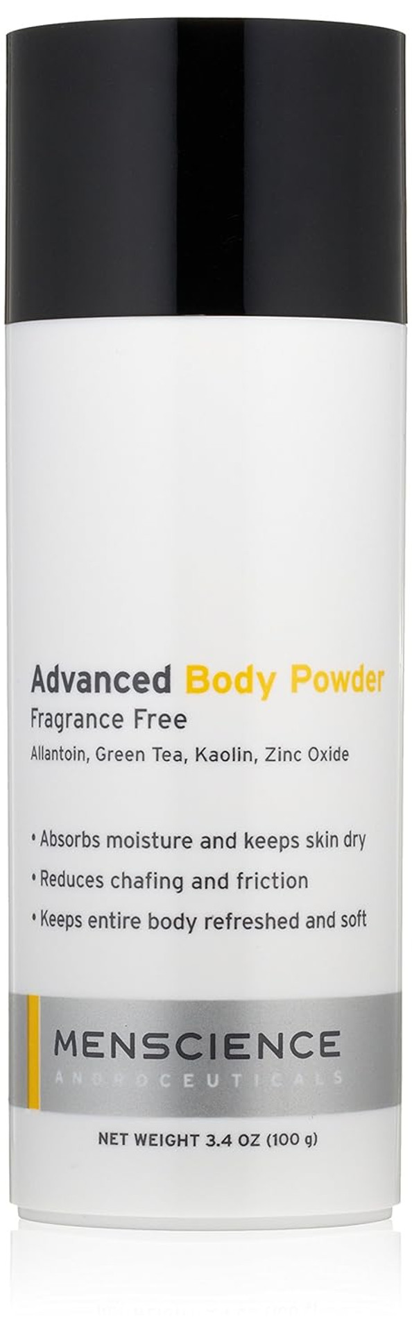 Menscience Androceuticals Advanced Body Powder, 3.4 Oz