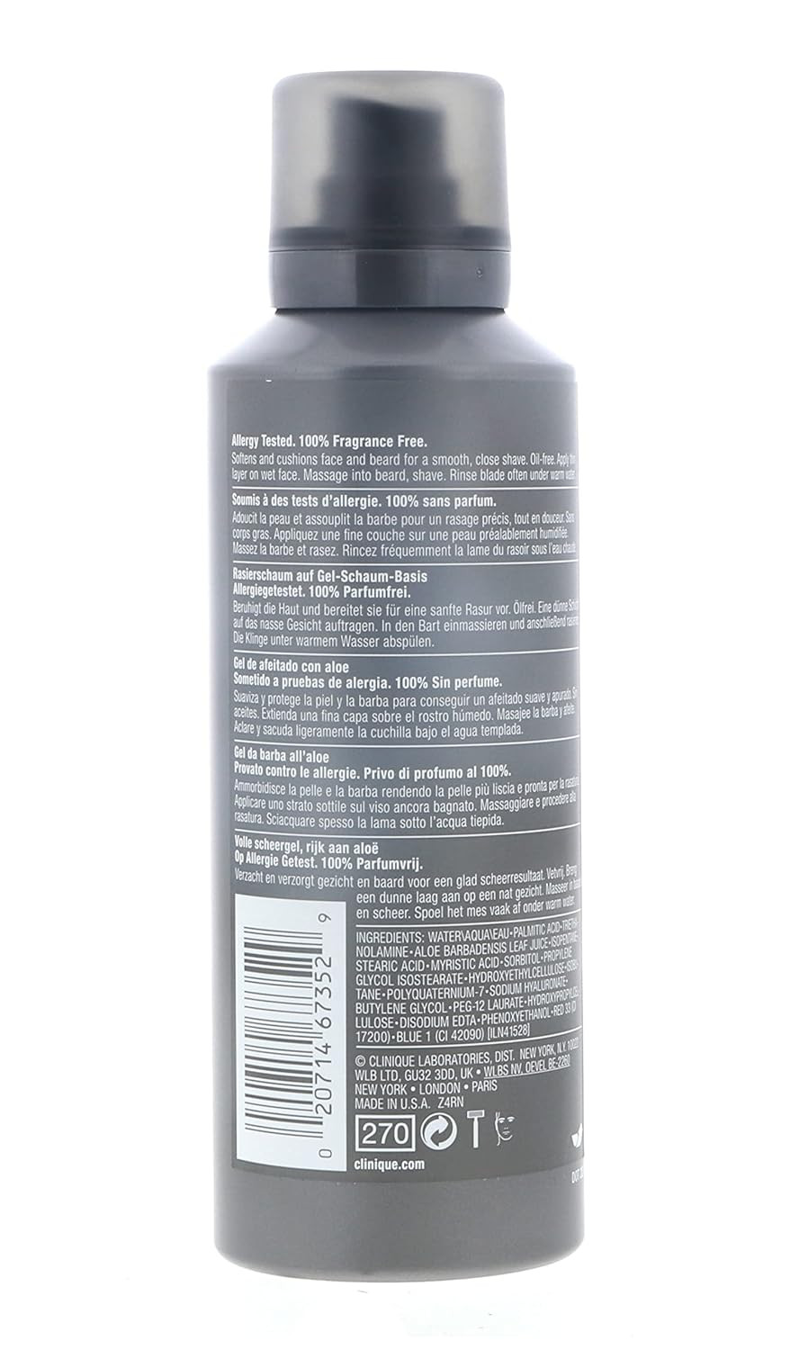 Clinique Skin Supplies For Men M Shave Aloe Gel 4.2 Oz