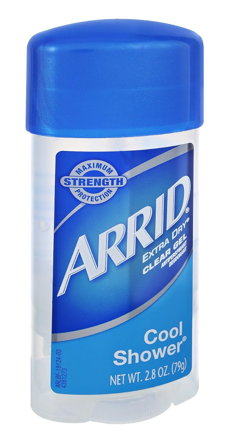 Arrid Xtra Deod Gel Cool Shower 2.8 Oz, Pack Of 18