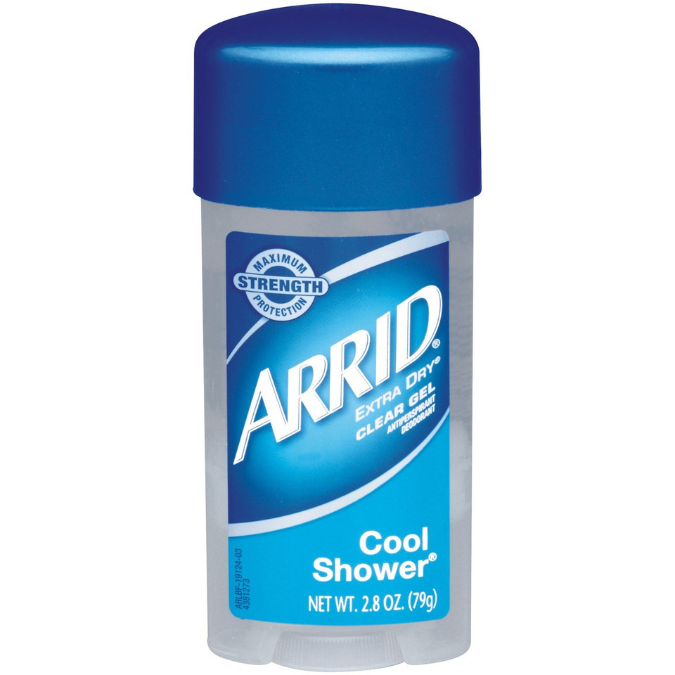 Arrid Xtra Deod Gel Cool Shower 2.8 Oz, Pack Of 18