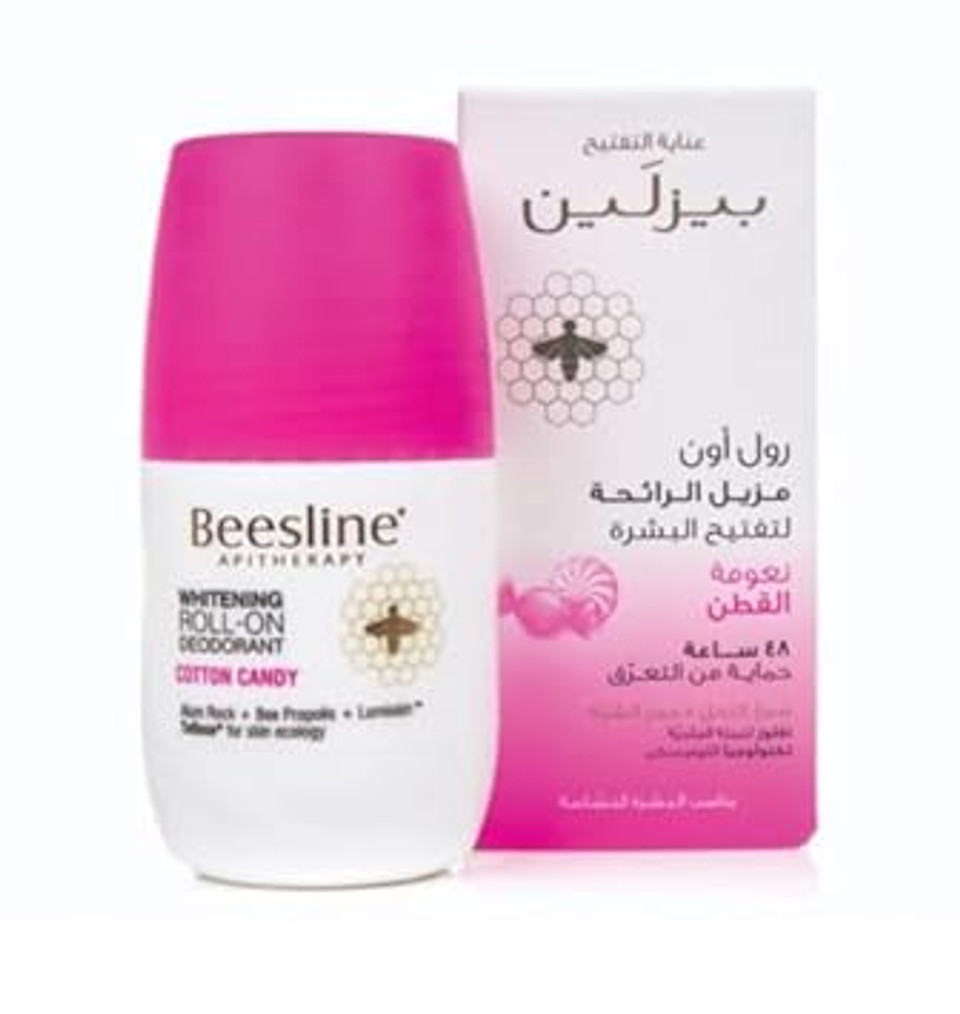 Beesline Cotton Candy Whitening Roll-On Deodorant (50Ml=1.69 Oz)