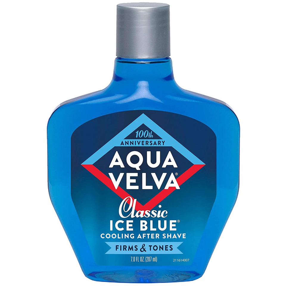 Aqua Velva Cooling After Shave, Classic Ice Blue 7 Oz (Pack Of 8)