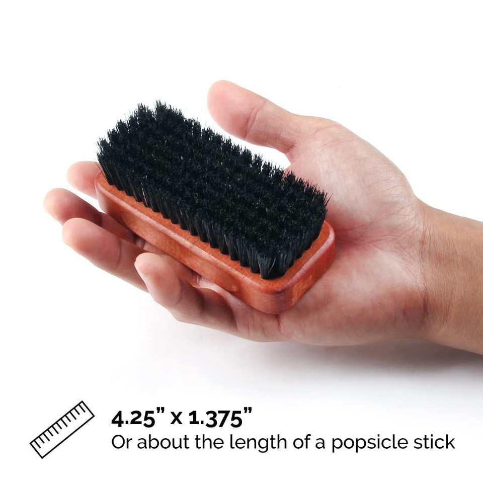 Zeus Palm Beard Brush, Boar Bristle Beard & Mustache Brush For Men, Detangles & Smooths Facial Hair  Made In Germany (Firm Bristles) G91