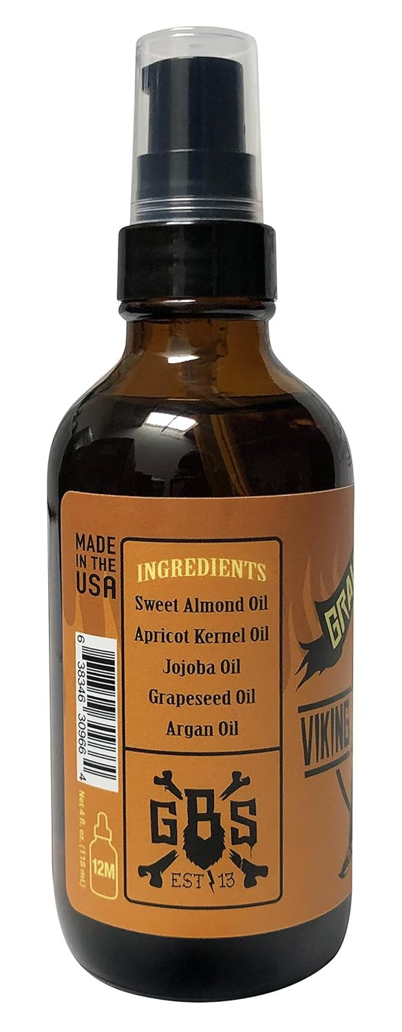 Grave Before Shave Viking Blend Beard Oil 4 Oz. Big Bottle