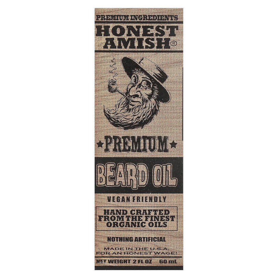 Honest Amish - Premium Beard Oil - 2 Ounce