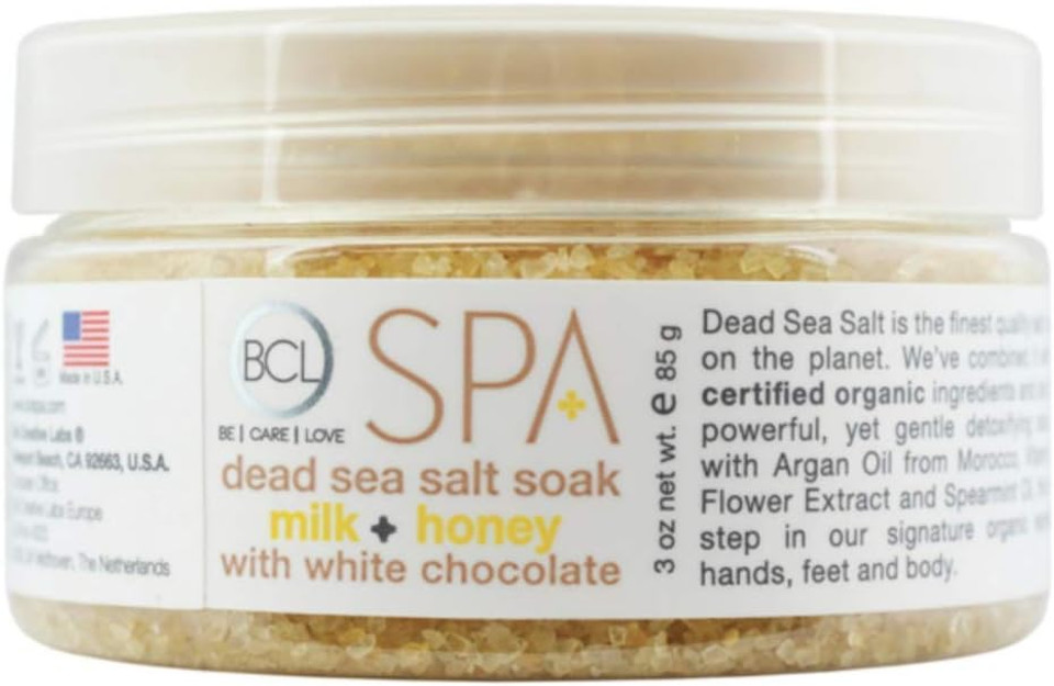 Bcl Spa Dead Sea Salt Soak, White Chocolate, Milk/Honey