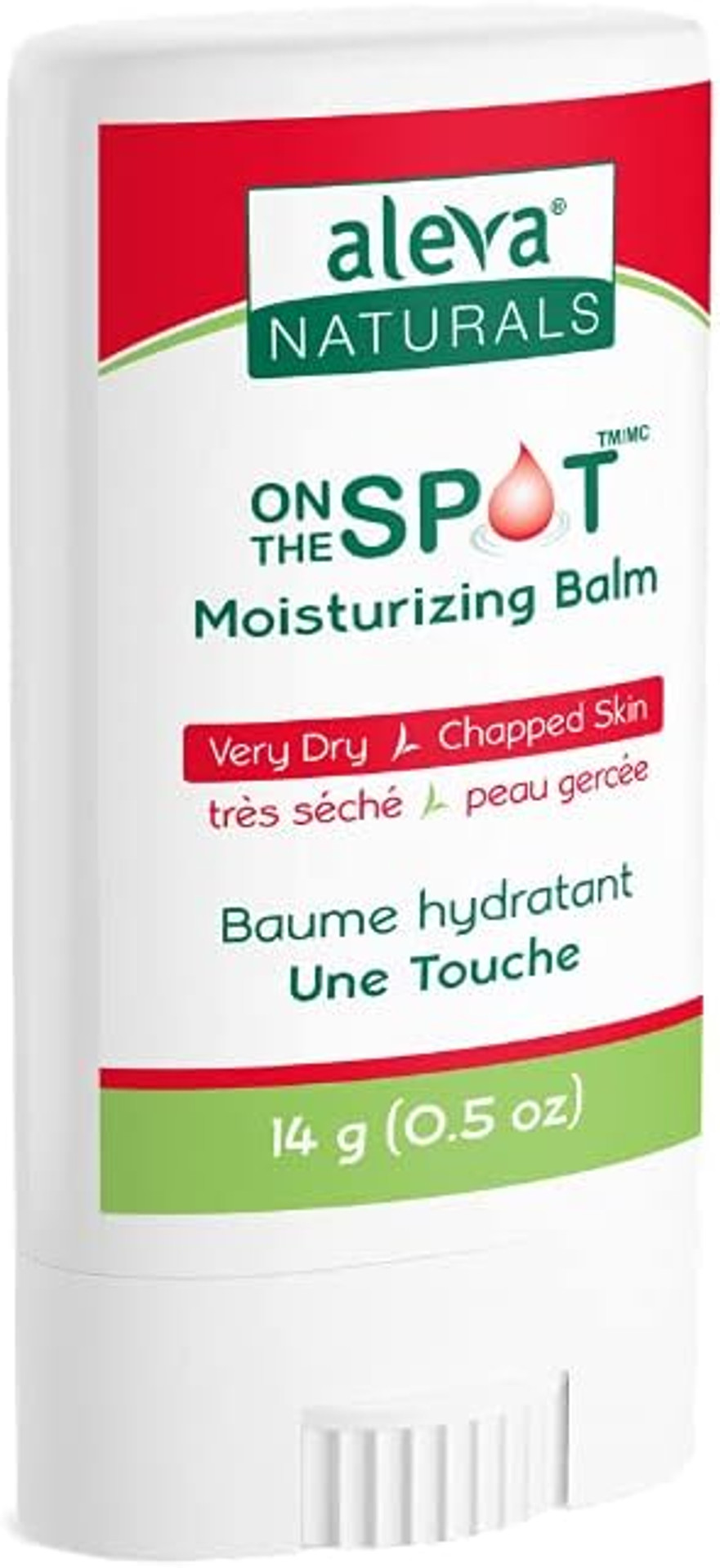 Aleva Naturals On The Spot Body Butter Moisturizing Balm, Skin Care To Soothe And Calm Dry Skin, Natural, Vegan, Plant-Based, Hypoallergenic, For Face, Body And Sensitive Skin - 14G (0.5Oz)
