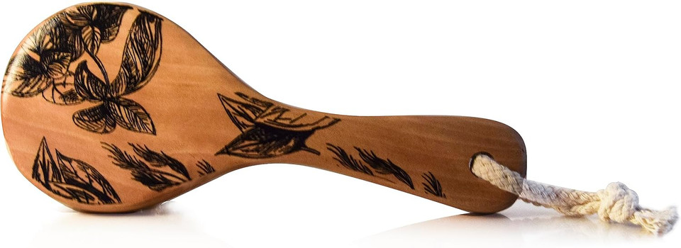 Uma Lymphatic Detox Dry Brush | Ayurvedic Self-Care Tool For Lymphatic Detox, Circulation, And Healthy Glow | Enhances Skin, Combats Toxins & Inflammation For Radiant Skin (1 Unit)