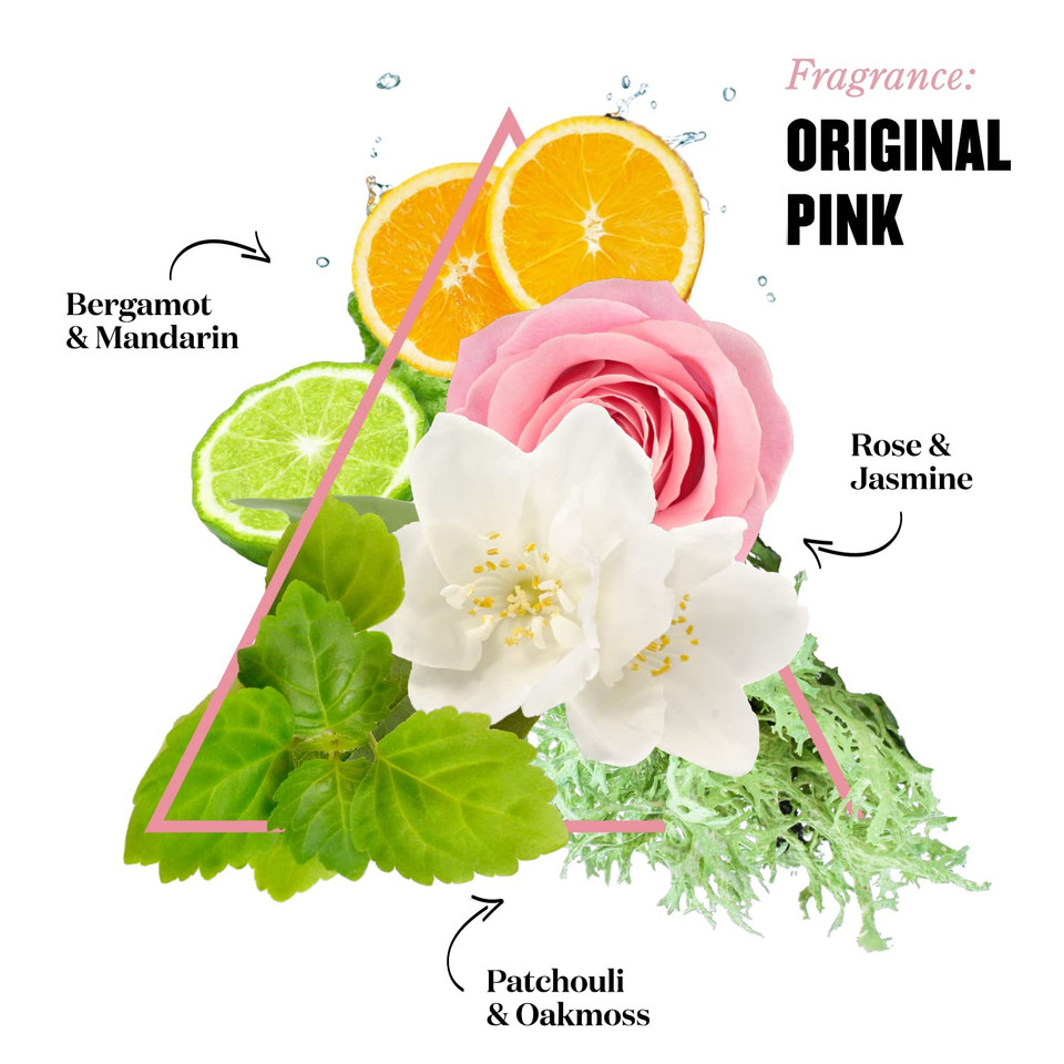 Soap & Glory Original Pink Wash & Polish Pairing - Flake Away Smoothing & Buffing Body Scrub (300Ml) And Clean On Me Body Wash Hydrating Shower Soap (500Ml)