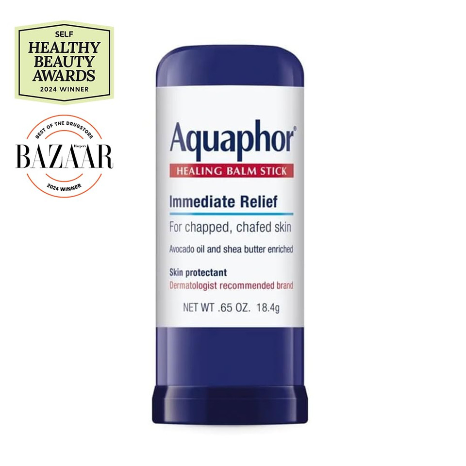 Aquaphor Healing Balm Stick, Skin Protectant With Avocado Oil And Shea Butter, 0.65 Oz Stick