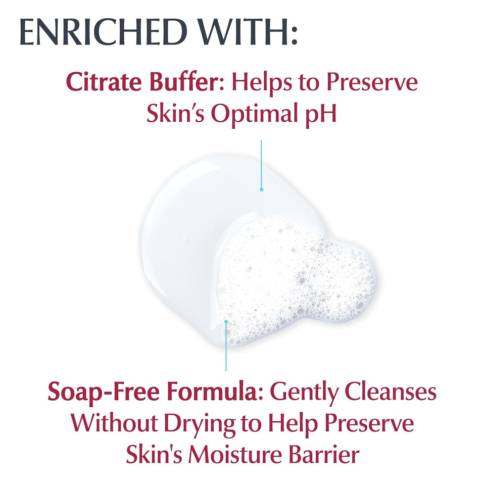 Eucerin Advanced Cleansing Body & Face Cleanser - Fragrance & Soap Free For Dry, Sensitive Skin - 16.9 Fl. Oz Bottle