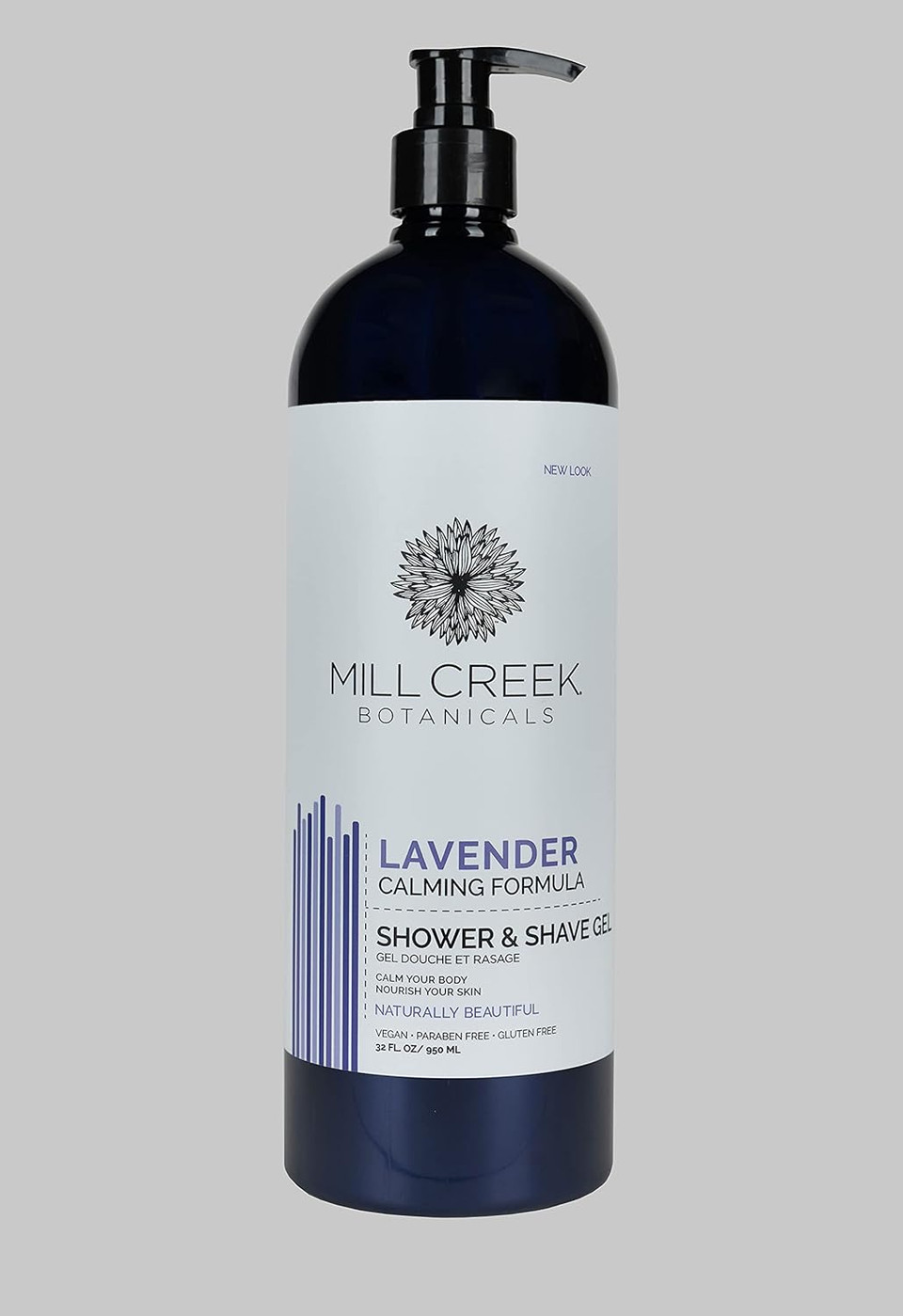 Mill Creek 2 In 1 Shower And Shave Gel 32 Oz (Lavender)