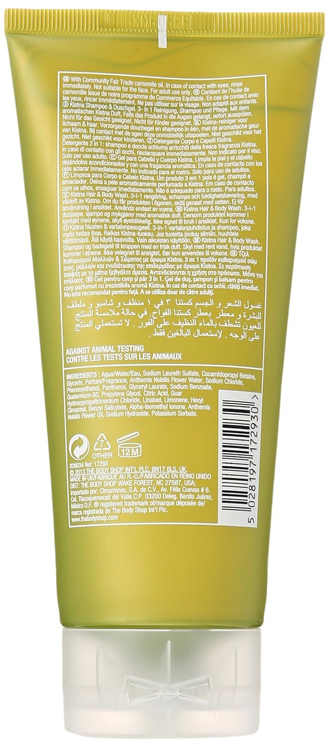 The Body Shop Kistna Hair & Body Wash, 6.75 Fluid Ounce