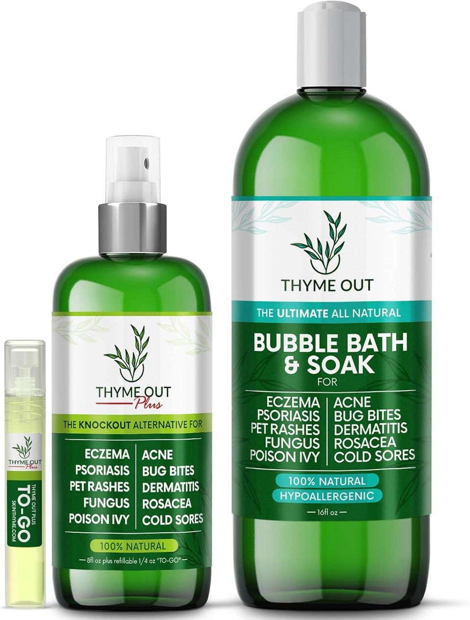 Thyme Out Plus Treatment & Bubble Bath Bundle