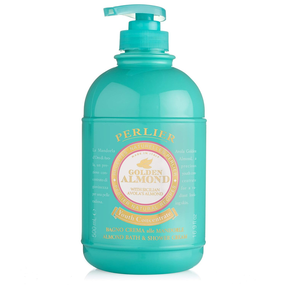 Perlier Golden Almond Bath And Shower Cream, 16.9 Fl. Oz