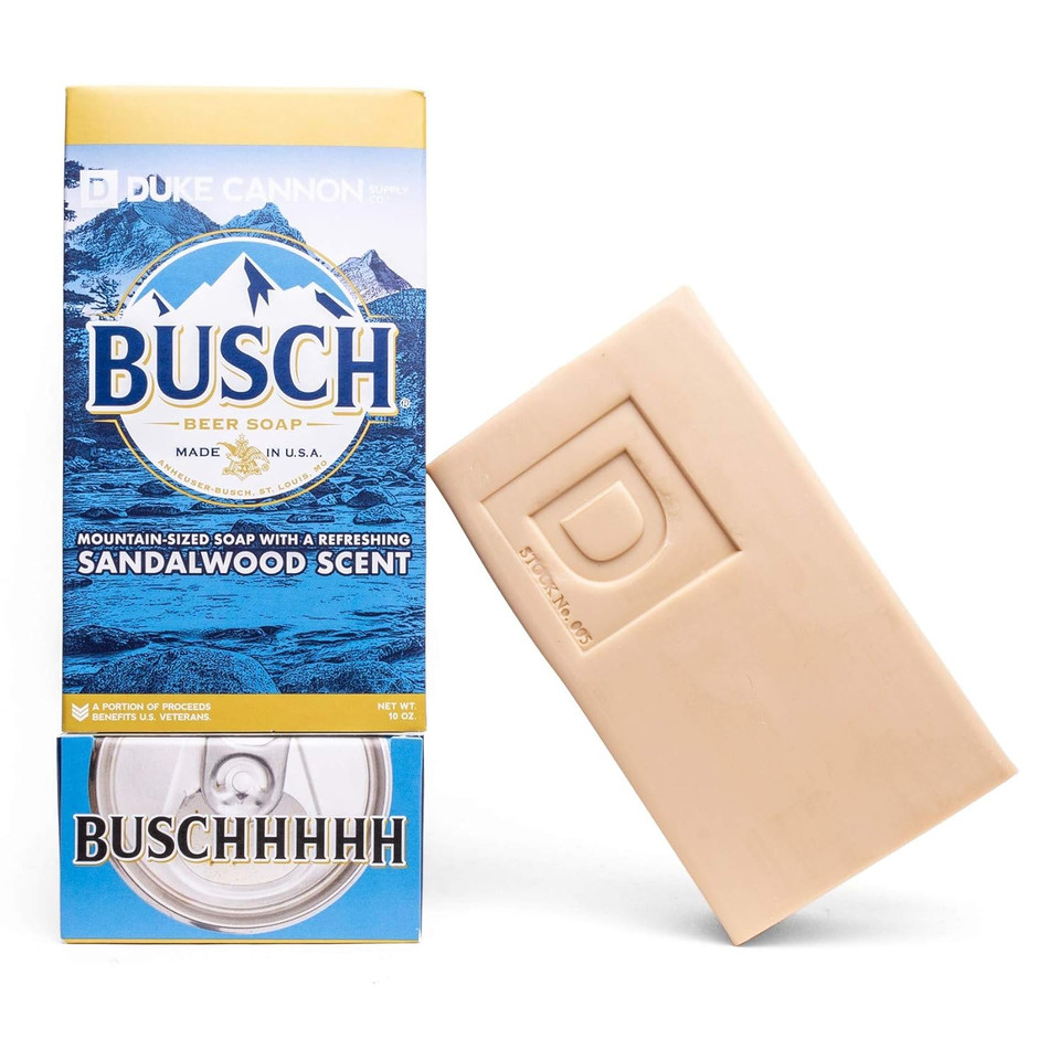 Duke Cannon Supply Co. Big Brick Of Bar Soap - Superior Grade, Large Men'S Soap Made With Busch, All Skin Types, Masculine Sandalwood Scent, 10 Oz10 Ounce (Pack Of 1)