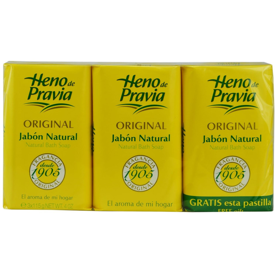 Heno De Pravia - 4 Sets Of 2 Soaps Plus 1 Free 4 Oz. 4-Pack (12 Soaps)