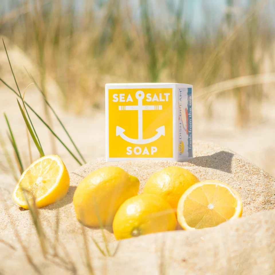 Kalastyle Swedish Dream Sea Salt Summer Lemon Soap | Limited Edition | Vegan, Cruelty Free, Made In Usa | 4Ounces