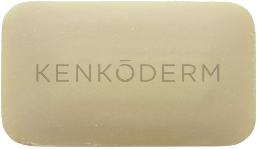 Kenkoderm Psoriasis Mineral Salt Soap With Argan Oil & Shea Butter 4.25 Oz | 4 Bars | Dermatologist Developed | Fragrance + Color Free