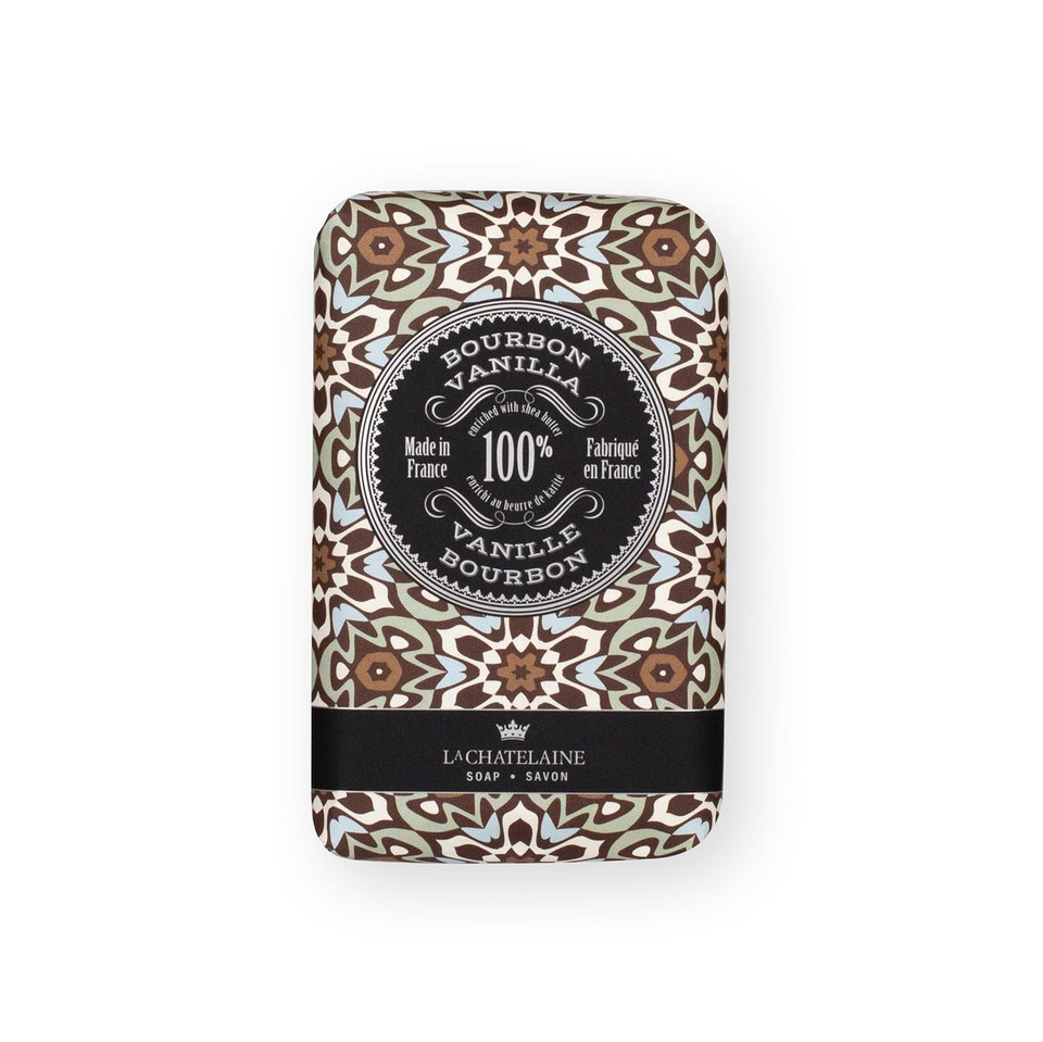 La Chatelaine Shea Butter Bar Soap| Natural And Organic |Triple Milled | Made In France | Unisex, Men, Women | Large (Moroccan Mint) La Chatelaine Shea Butter Bar Soap| Natural And Organic |Triple Milled | Made In France | Unisex, Men, Women | Large (Moroccan Mint)