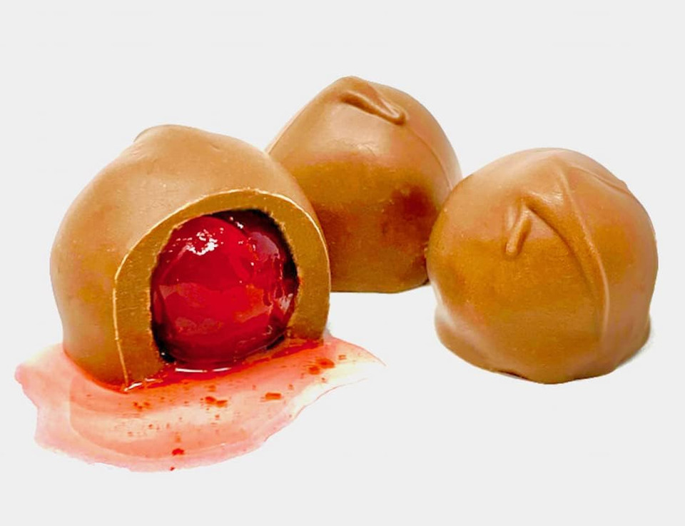 Malibugift Chocolate Covered Cherries With A Liquid Filling Hand Dipped In Milk Chocolate Twice For A Rich Chocolate And Cherry Taste