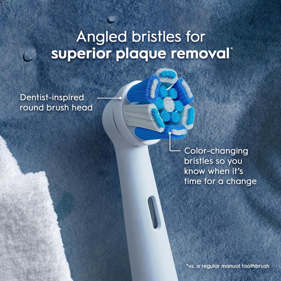 Oral-B Io Ultimate Clean Replacement Brush Heads, White, 2 Count