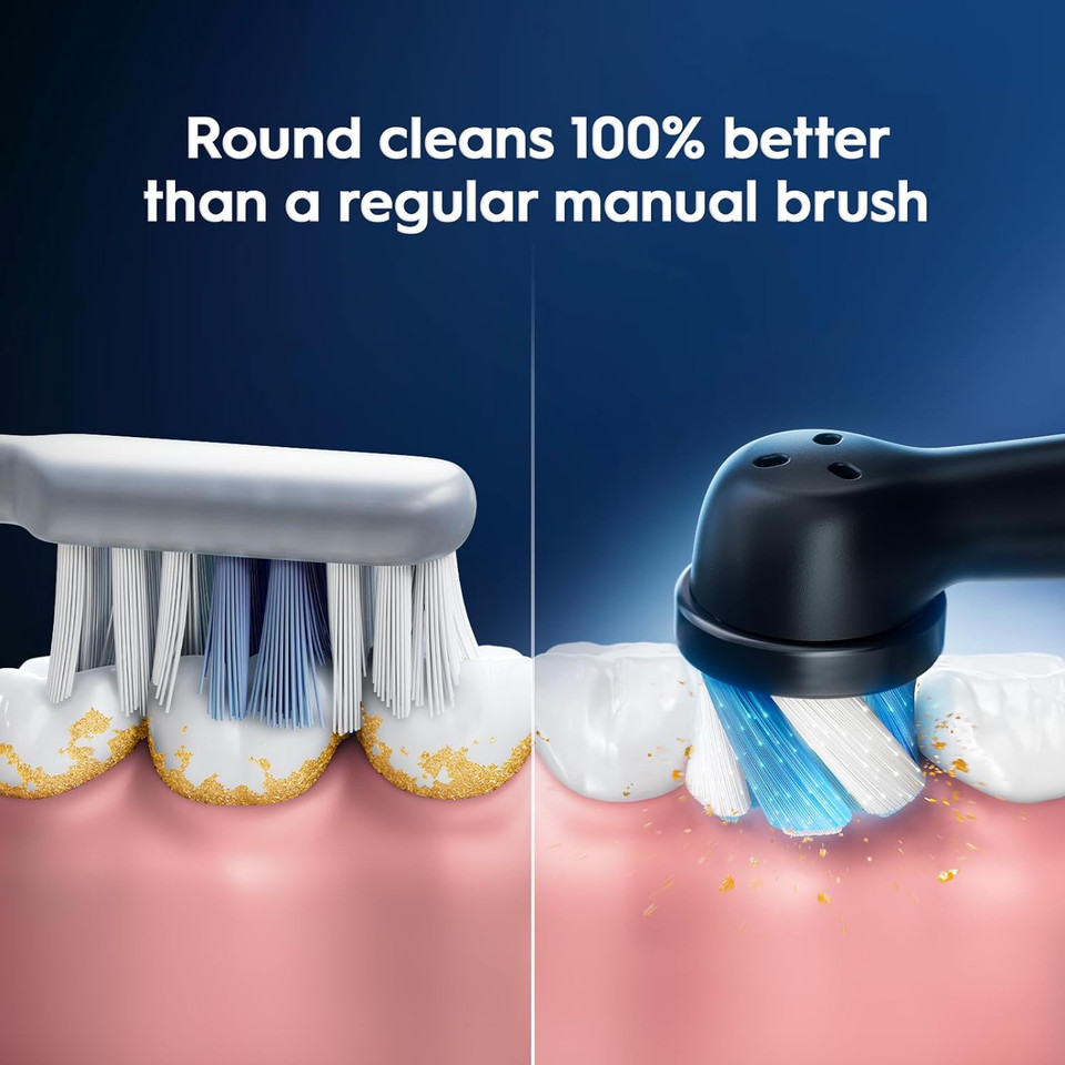 Oral-B Io Ultimate Clean Replacement Brush Heads, White, 2 Count