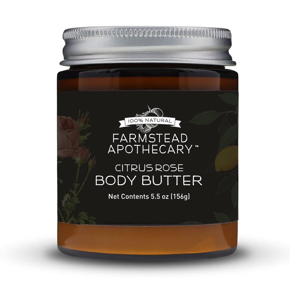 Farmstead Apothecary, Butter Body Citrus Rose, 8 Ounce