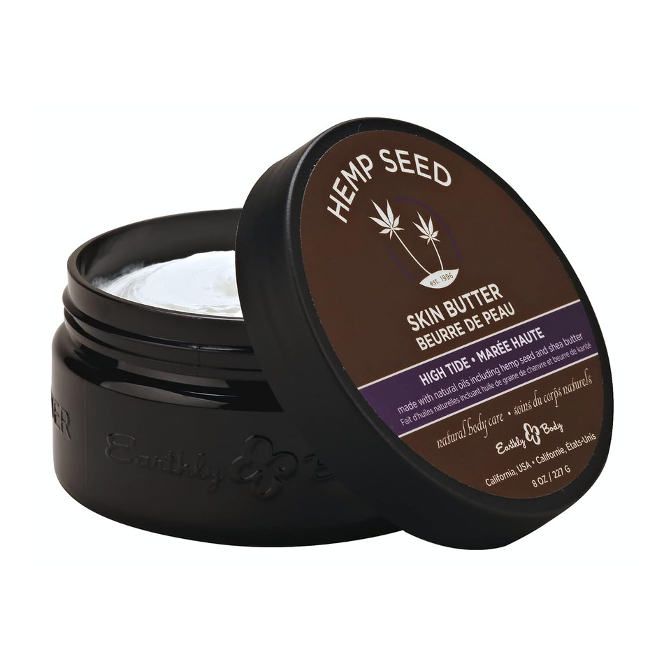 Hemp Seed Skin Butter - 8 Oz. - Total Body Moisturizer - Hemp Seed Oil, Jojoba Oil, Shea Butter - Vegan & Cruelty Free Hemp Seed Skin Butter - 8 Oz. - Total Body Moisturizer - Hemp Seed Oil, Jojoba Oil, Shea Butter - Vegan & Cruelty Free
