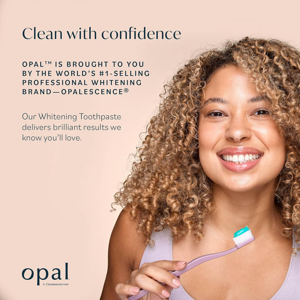 Opal By Opalescence Teeth Whitening Toothpaste (Pack Of 3) - Cool Mint Original Formula - Oral Care, Gluten-Free - 4.7 Ounce Made By Ultradent.- Opal-Tp-5760-34.70 Fl Oz (Pack Of 3)
