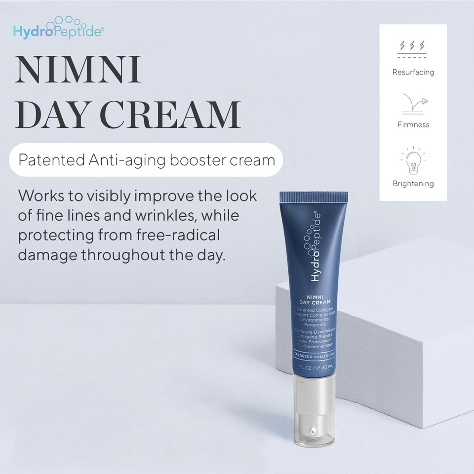 Hydropeptide Nimni Day Cream, Anti-Aging, Deeply Replenishes Hydration, Supports Healthy Collagen, 1 Ounce1 Ounce