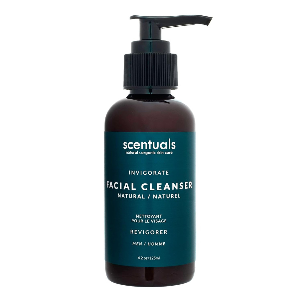 Scentuals Men'S Facial Cleanser, 95% Natural Luxurious Mens Face Wash For The Manã¢ÂS Man. 4Fl.Oz Facial Cleanser For Men