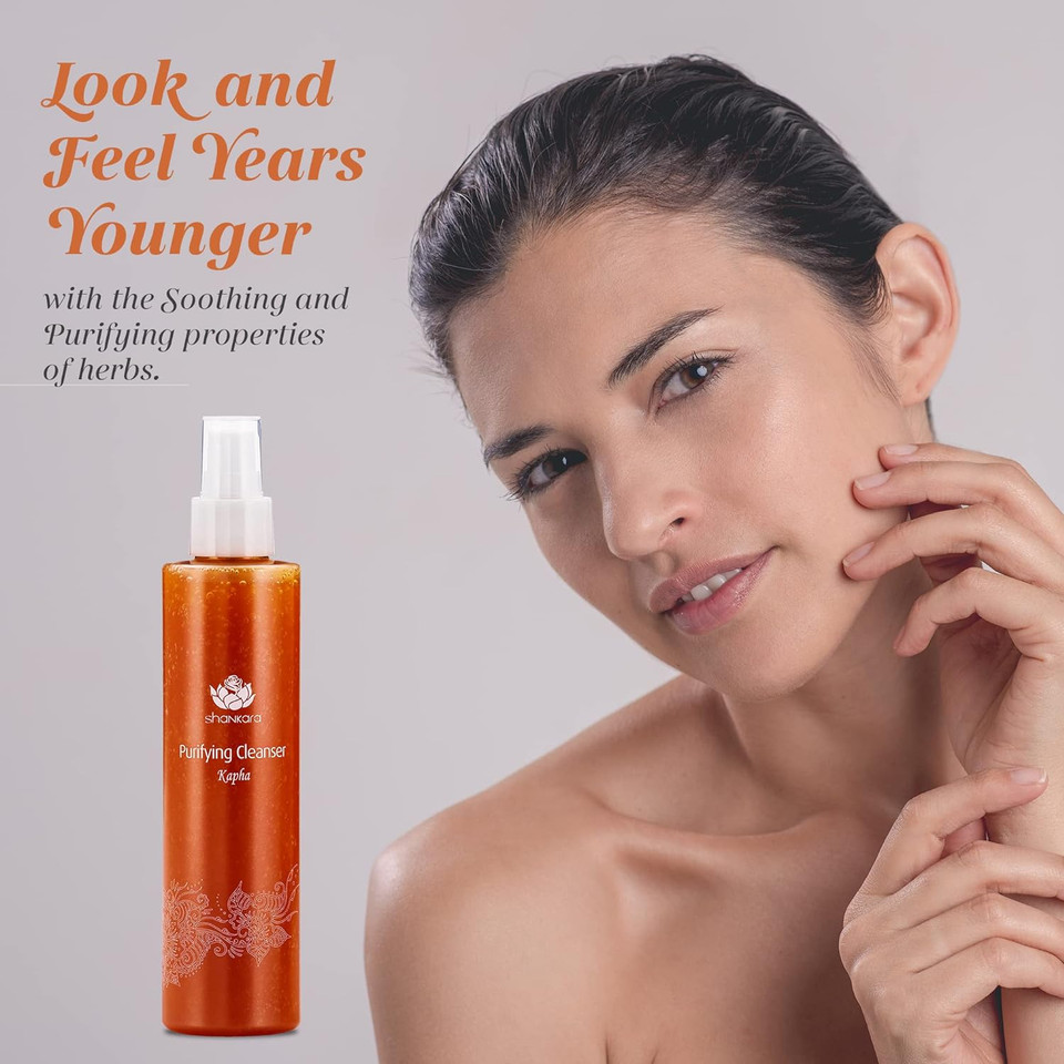 Shankara Purifying Cleanser For Women With Lavender, Witch Hazel, And Olive Leaf  Perfect Facial Cleanser For Removing Makeup, Dirt, And Excess Oil (200Ml/1 Bottle)