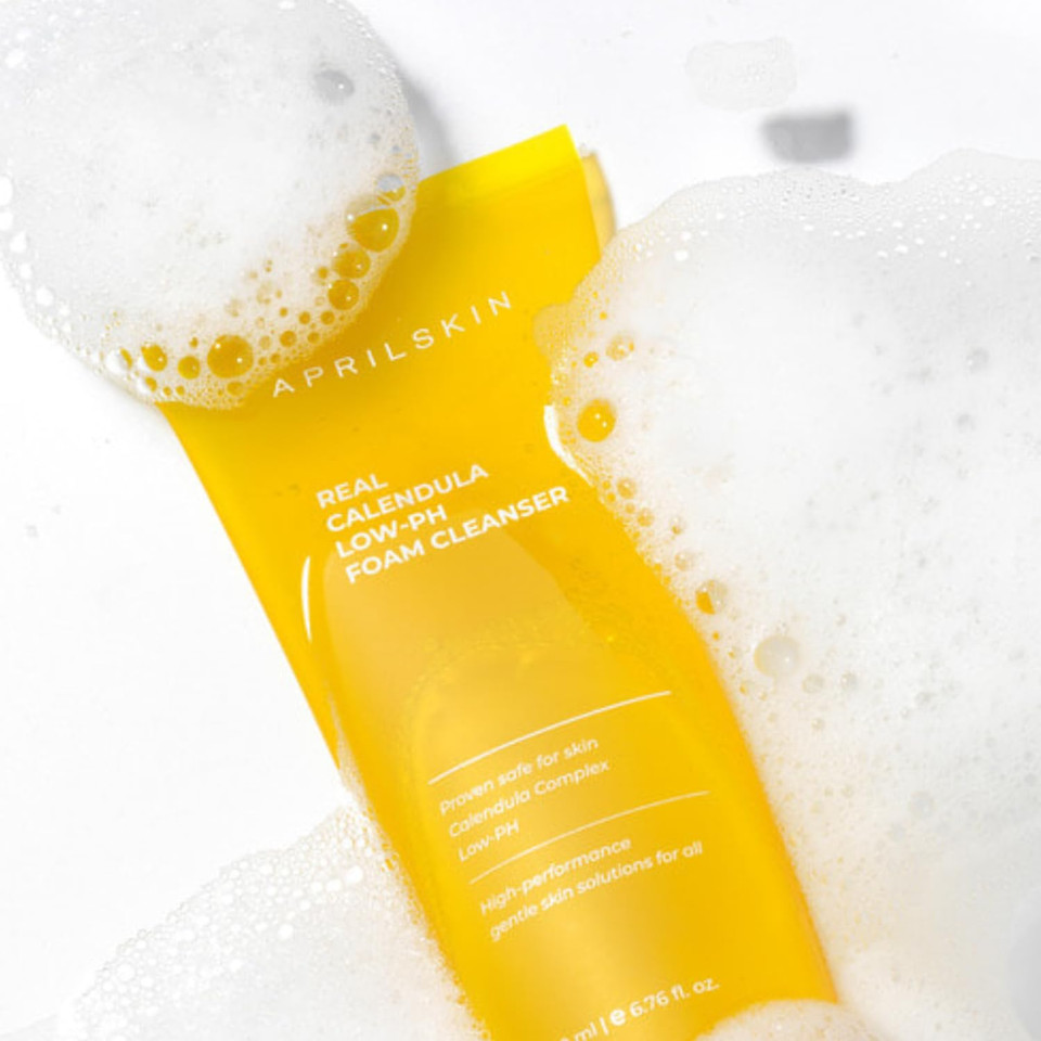 Aprilskin Calendula Low Ph Gel Cleanser | Vegan, Cruelty Free | Dry, Sensitive, Acne-Prone Skin| Gentle Deep Cleans With Micro Micellar Bubbles | 6.76 Oz | No Sulfates And Artificial Fragrance Aprilskin Calendula Low Ph Gel Cleanser | Vegan, Cruelty Free | Dry, Sensitive, Acne-Prone Skin| Gentle Deep Cleans With Micro Micellar Bubbles | 6.76 Oz | No Sulfates And Artificial Fragrance
