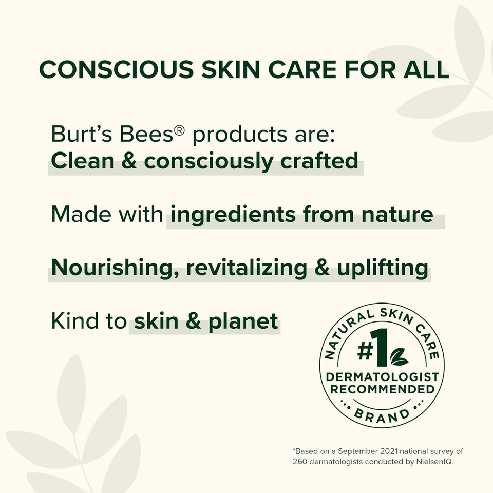 Burt'S Bees Refreshing Foaming Cleanser And Natural Face Wash With Cucumber And Mint, 4.8 Fl Oz