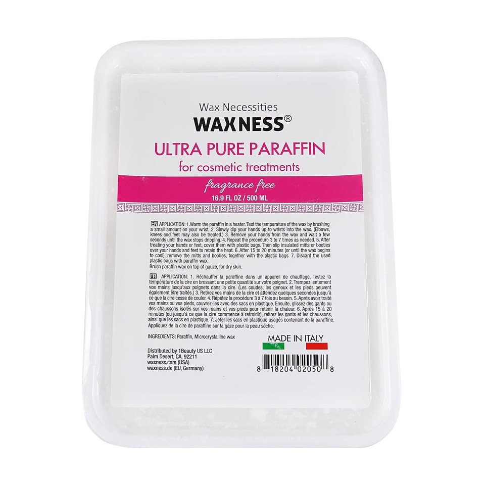 Wax Necessities Spa Treatments Italian Ultra Pure Paraffin 1 Pound