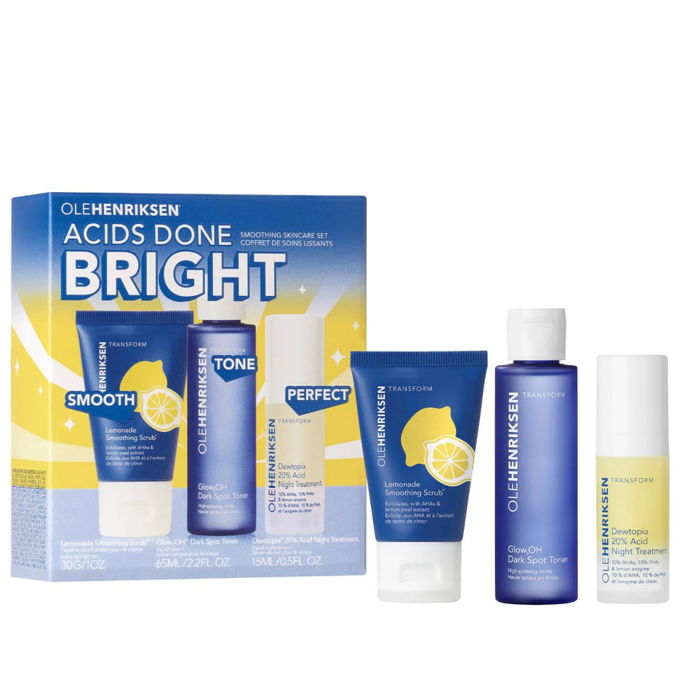 OLEHENRIKSEN Acids Done Bright Smoothing Skincare Set