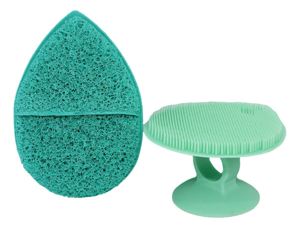 Cala Mint Facial Exfoliator Duo