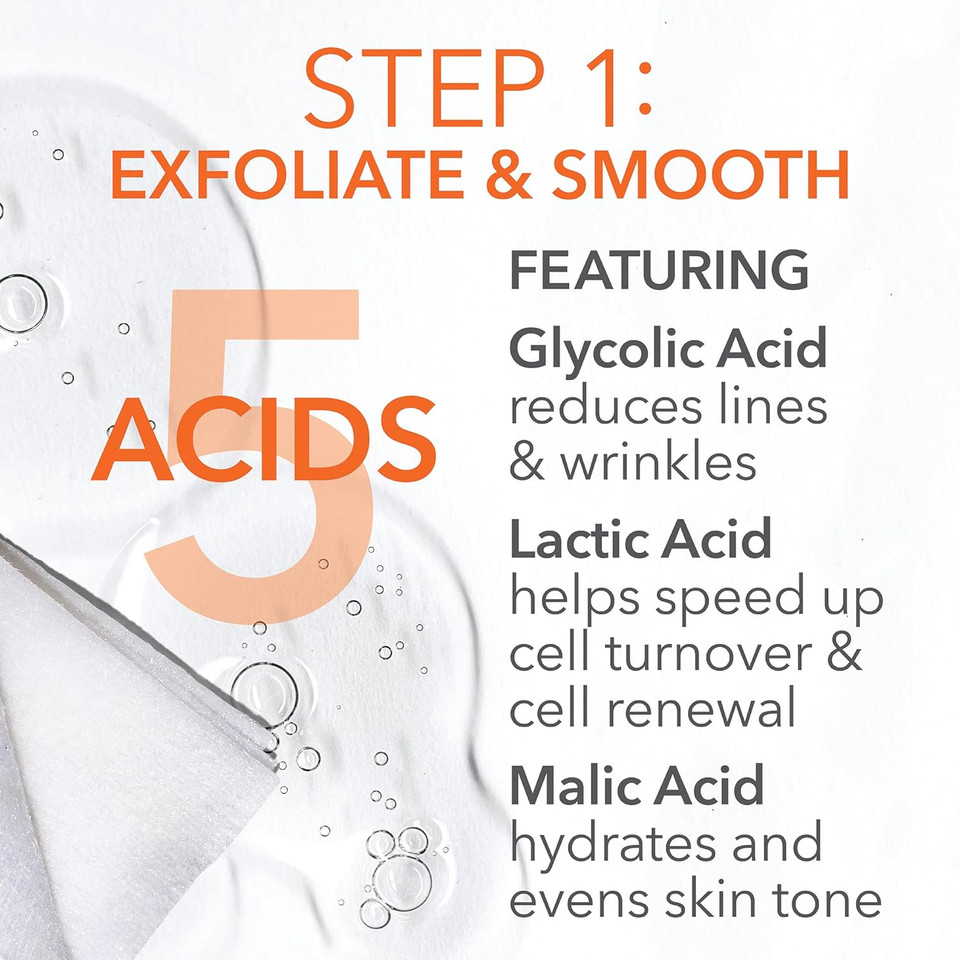 Dr. Dennis Gross Alpha Beta Universal Daily Peel | 2 Step Daily Treatment To Boost Radiance, Smooth Fine Lines, Refine Pores, And Improve Tone & Texture | 60 Treatments