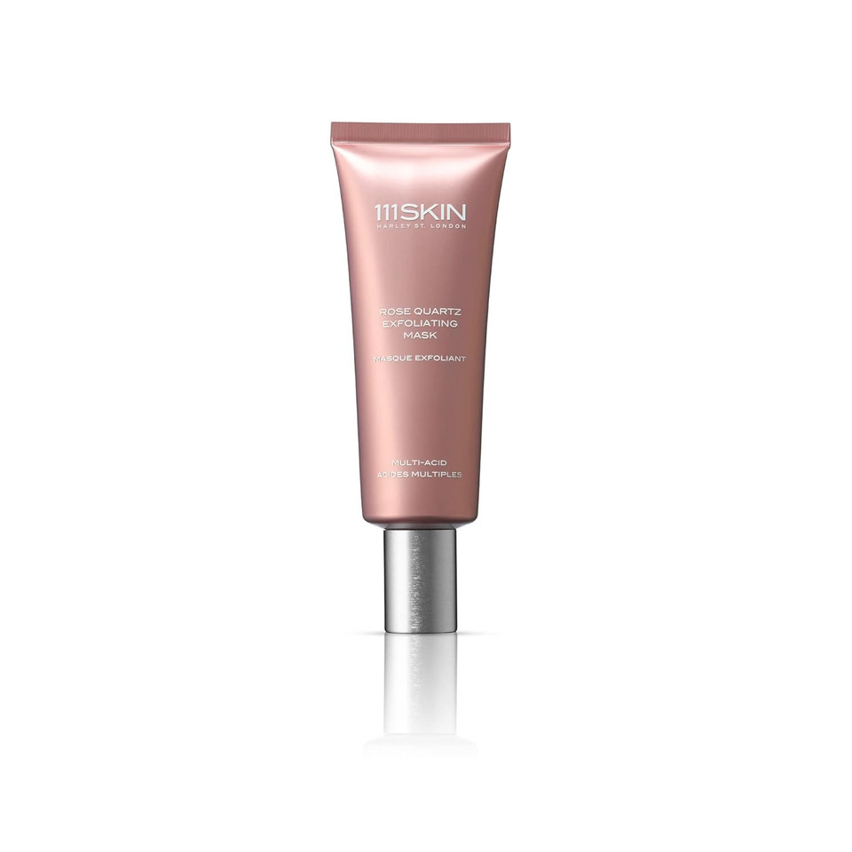 111Skin Rose Quartz Exfoliating Mask | Multi-Fruit Acid Exfoliation | Targets Pores, Pigmentation, Dullness & Blemishes (2.53 Oz)