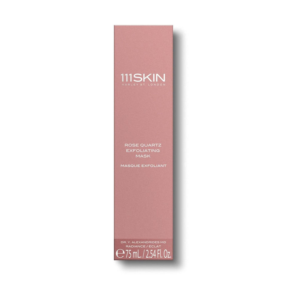 111Skin Rose Quartz Exfoliating Mask | Multi-Fruit Acid Exfoliation | Targets Pores, Pigmentation, Dullness & Blemishes (2.53 Oz)