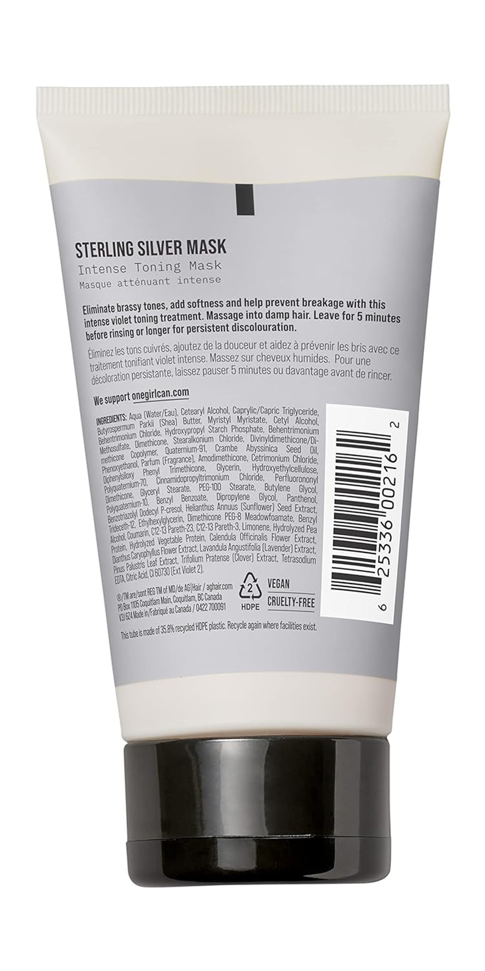 Ag Care Sterling Silver Mask Intense Toning Mask, 5 Fl Oz