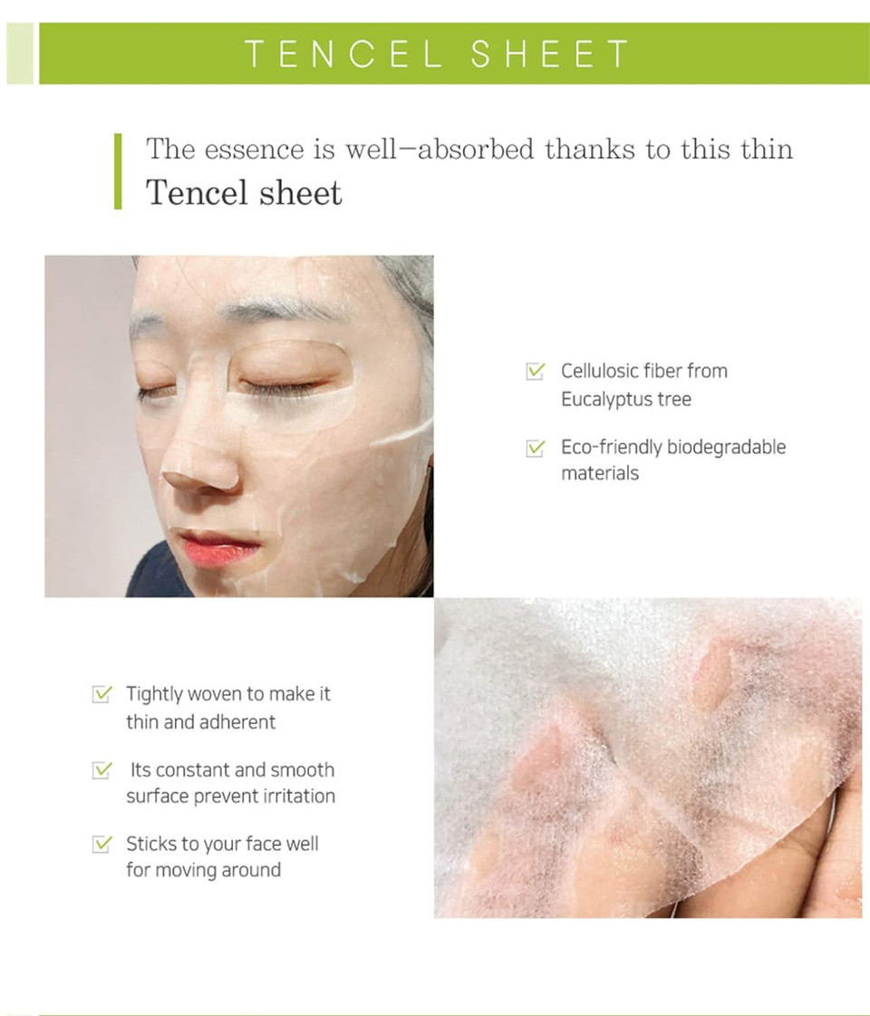 Chobs Organic Aloe Face Mask Pack, Organic Herb Extracts, Organic Aloe Extract, Skin-Friendly, Moisture-Rich, Semi-Gel Sheet, For Sensitive Skin, Bdih/Vegan/Halal Certified, Clean Beauty, No Cruelty, K-Beauty, 0.84 Oz(Pack Of 1)