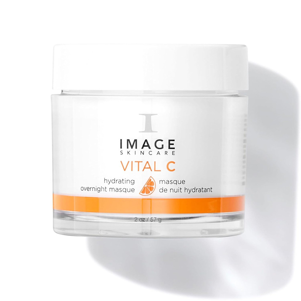 Image Skincare, Vital C Hydrating Overnight Masque, Revitalizing Sleeping Facial Mask With Blue-Green Algae Extract And Hyaluronic Acid, 2 Oz