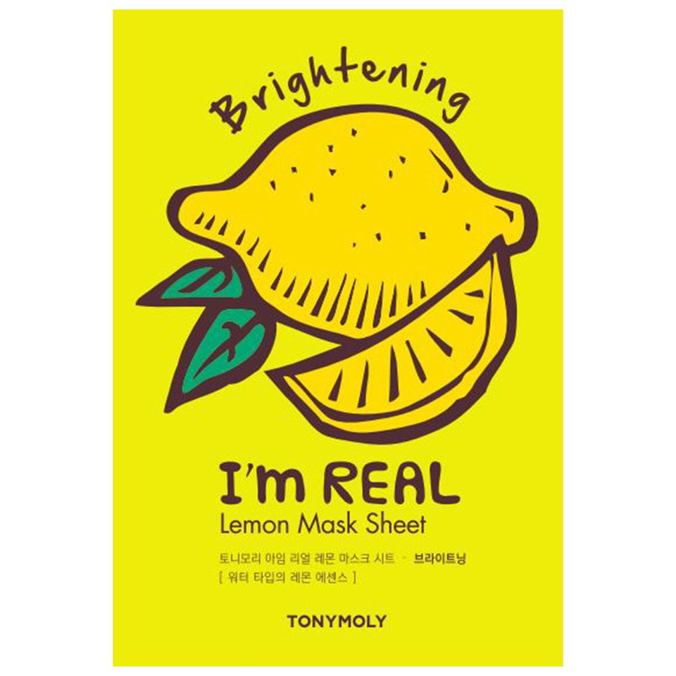 Tonymoly I'M Real Lemon Mask Sheet, 10 Count