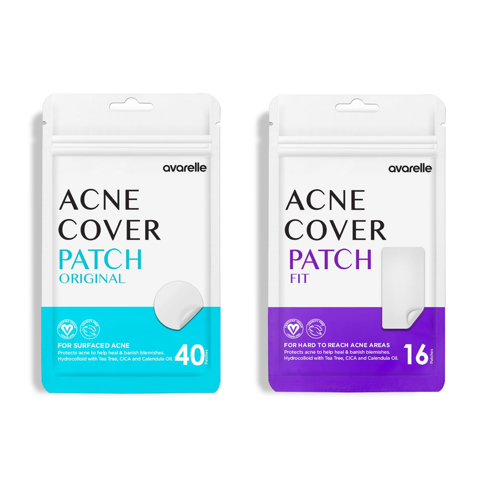 Avarelle Pimple Patches Hard-To-Reach-And-Remove Combo Hydrocolloid Acne Patch For Blemishes And Zit With Tea Tree Oil, Calendula Oil And Cica Oil For Face, Vegan, Cruelty Free (40Ct Original + Fit) Avarelle Pimple Patches Hard-To-Reach-And-Remove Combo Hydrocolloid Acne Patch For Blemishes And Zit With Tea Tree Oil, Calendula Oil And Cica Oil For Face, Vegan, Cruelty Free (40Ct Original + Fit)