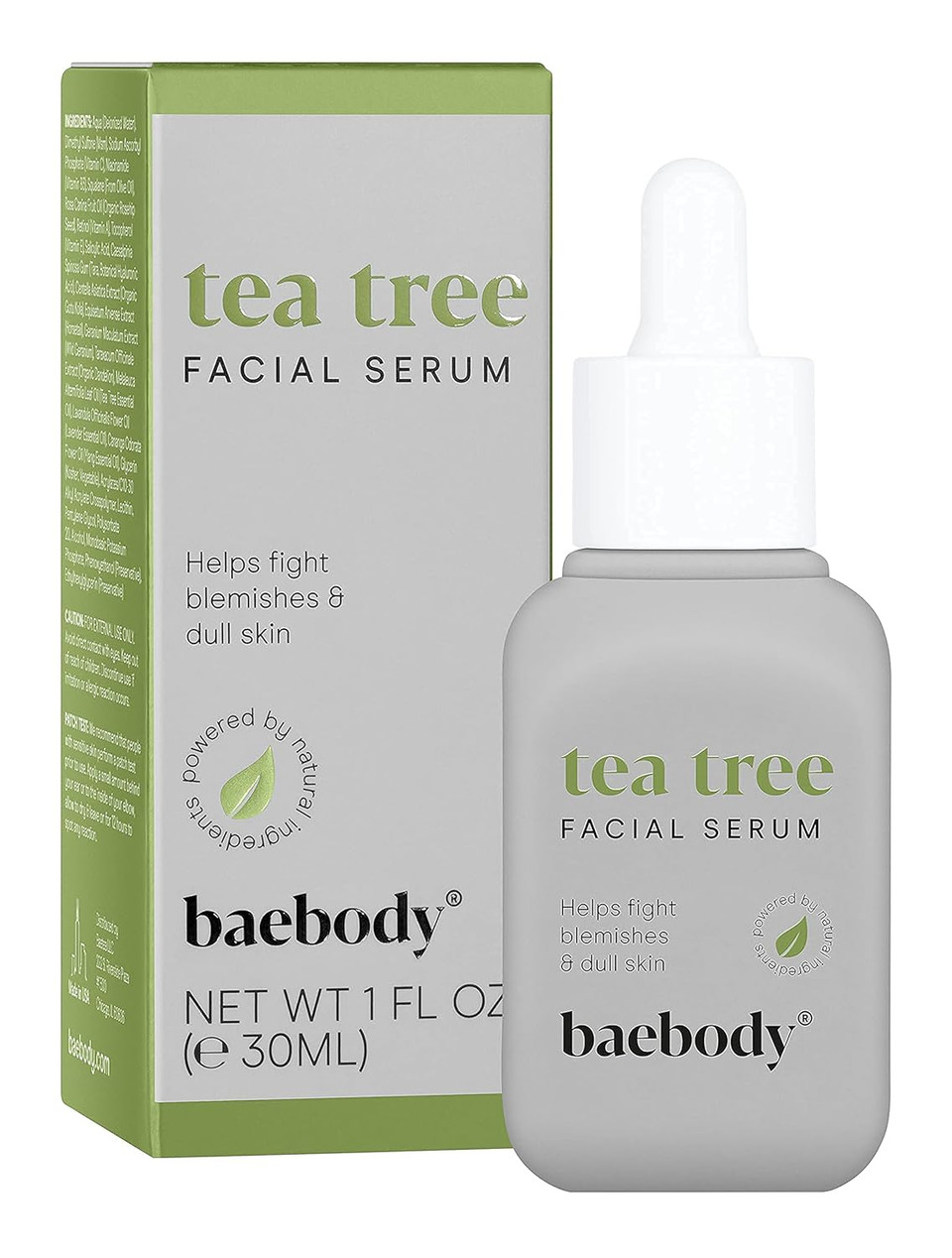 Baebody Retinol Cream Moisturizer & Tea Tree Oil Serum Bundle