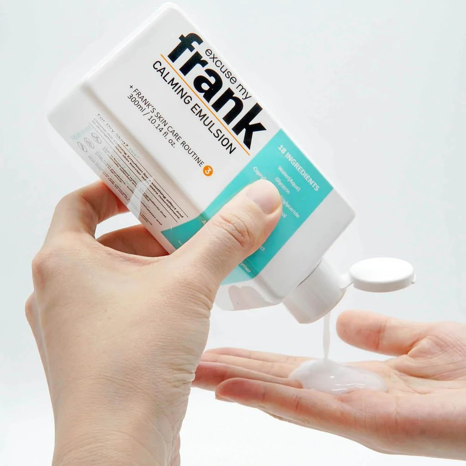 Celderma Excuse My Frank Calming Emulsion [300Ml /10.14 Fl Oz] Vegan, Cruelty-Free, For Dry Skin